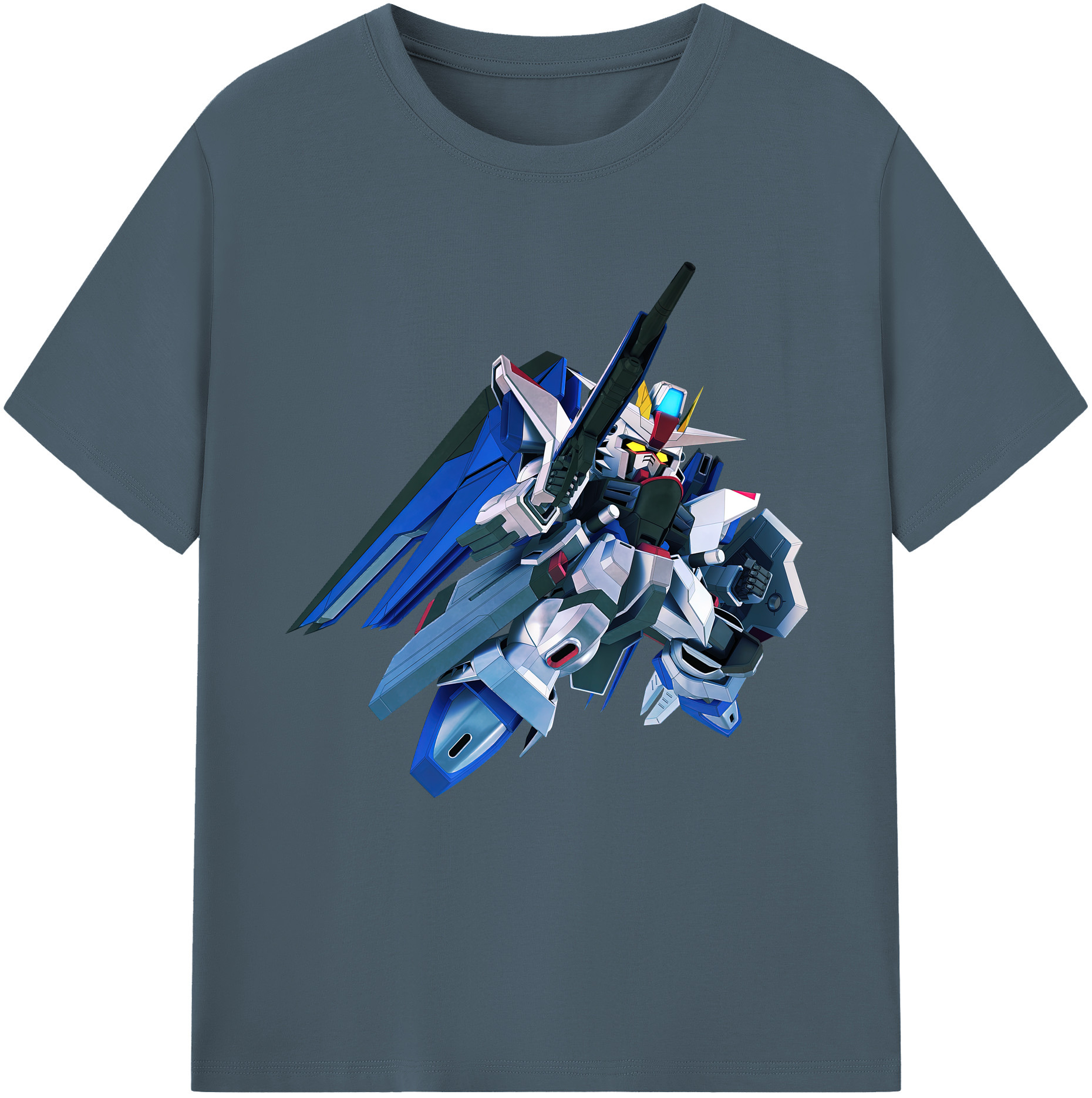 （画像用） 機動戦士ガンダム Mobile Suit Gundam 綿100％半袖Tシャツ（フロントプリント）